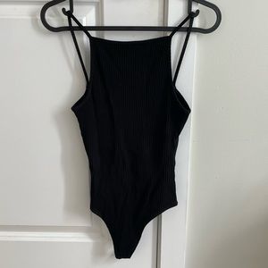 Wilfred Ribbed Backless Bodysuit